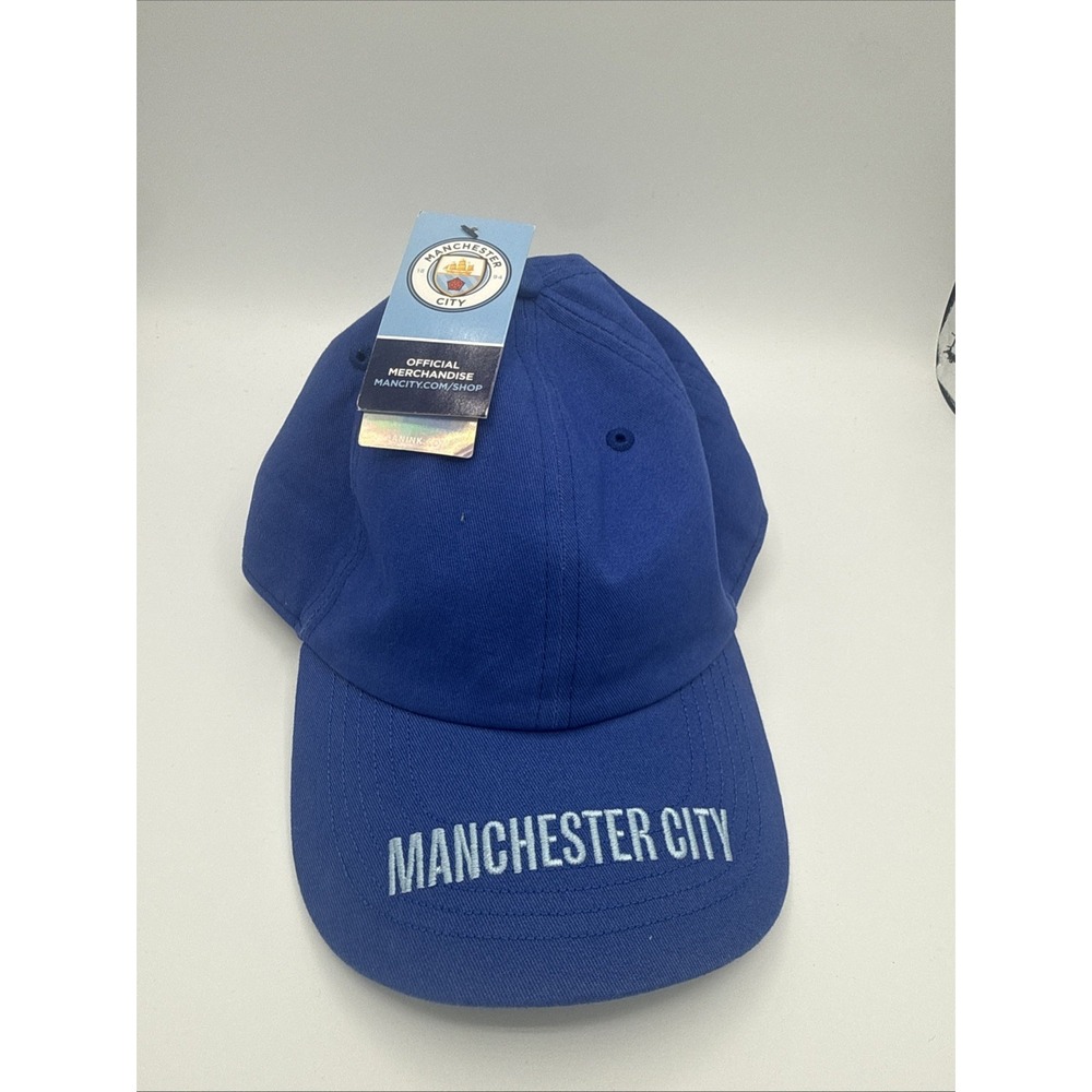 Fan Ink Manchester City Soccer Hat Cap Men's OSFM Blue Adjustable New With Tags